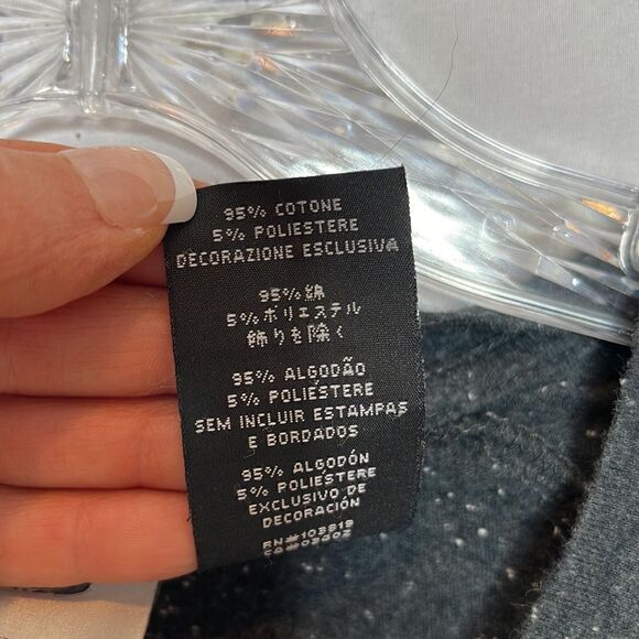 Harley Davidson Embellished Speckled Raglan T-shirt. Size Medium. - Picture 7 of 11